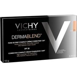 Schwarze Verpackung für Vichy Dermablend Make-up mit SPF 30.